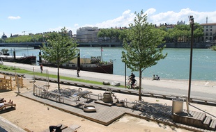 Les cyclistes pourront rouler sur les 5 km des berges du Rhône.
