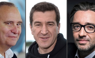 Xavier Niel, Matthieu Pigasse et Pierre-Antoine Capton, créateurs du fonds Mediawan.