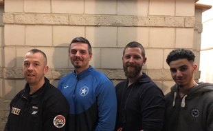 Trois policiers de la Bac et un adjoint de sécurité n'ont pas hésité une seconde à sauter dans le canal pour sauver la vie du jeune conducteur imprudent