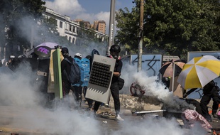 Des manifestants à Hong Kong