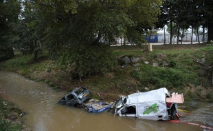 Inondations le 5 octobre 2015 près de Cannes
