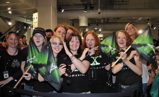 Des fans d'X-Files à Londres en 2008.