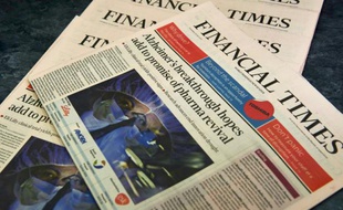 Le groupe Financial Times publie le quotidien du même nom, véritable bible des milieux d'affaires, mais dispose aussi d'un large lectorat abonné à ses offres électroniques