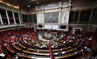 L'hémicycle de l'Assemblée nationale.