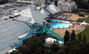 Le complexe Aquaboulevard, dans le 15e arrondissement de Paris.