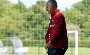 Didier Deschamps, le sélectionneur de l'équipe de France, le 19 mai 2014, à Clairefontaine.