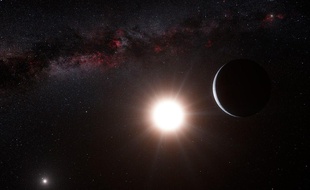 L'exoplanète candidate Alpha Centauri Bb (vue d'artiste) n'existe finalement pas.