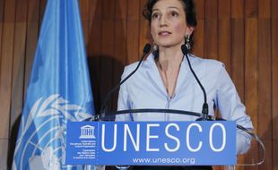 La directrice générale de l'Unesco, Audrey Azoulay