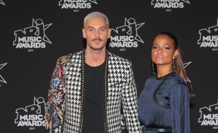 Le chanteur M. Pokora et sa petite amie, l'actrice et chanteuse Christina Milian
