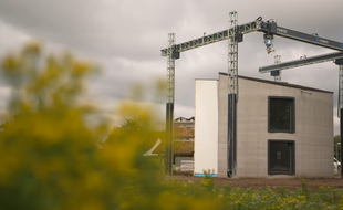 Une maison construite à l’aide d’une imprimante 3D en Belgique