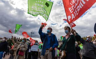 Manifestation anti-PMA à Lyon