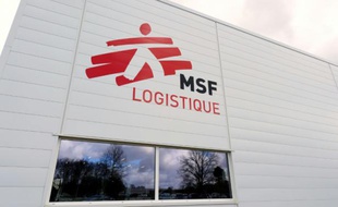 La plate-forme logistique de Médecins Sans Frontières le 13 mar 2015 à Mérignac