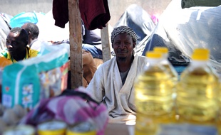Des migrants originaires du Niger dans la ville de Boufarik, près d'Alger, le 14 mai 2014.