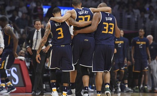 Rudy Gobert blessé avec le Jazz