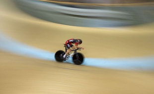 L'Australien Rohan Dennis sur la piste, le 7 février 2015