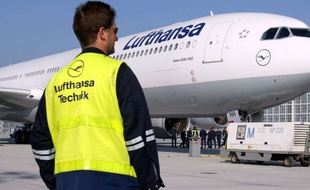 Un Airbus de la compagnie allemande Lufthansa.