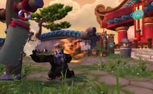 Un «Pandaren» de World of Warcraft: Mist of Pandaria.