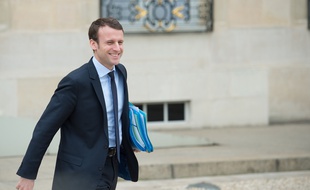 Emmanuel Macron le 24 mars 2016 à l'Elysée