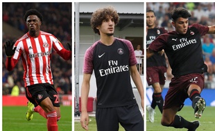 Josh Maja, Yacine Adli et Raoul Bellanova (de gauche à droite).