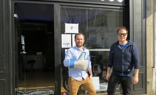 Romain Gadonna et Alexandre Cavaro dirigent le Wheelers Store.