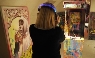 Le graffeur Pleks participe à cette première exposition