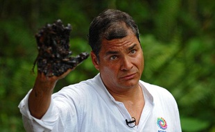 Rafael Correa, le président de l'Equateur