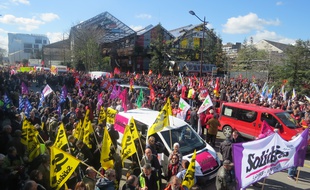 manifestation contre la loi travail à Nantes le 29 avril 2016