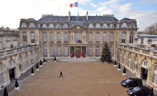 Vue du palais de l'Elysée.