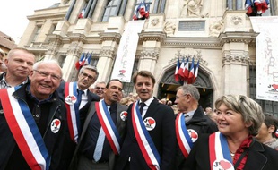 Le maire de Troyes et président de l'Association des maires de France, François Baroin à Troyes le 19 septembre 2015