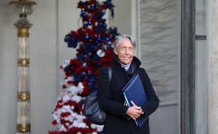 La ministre des Transports Elisabeth Borne sort de l'Elysée le 3 janvier 2018.
