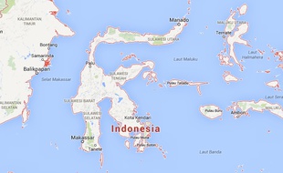 Carte de l'Indonésie