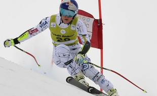 Lindsey Vonn était en tête de la Coupe du monde quand elle a dû déclarer forfait.