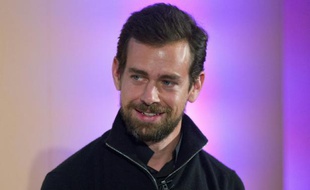 Jack Dorsey cofondateur et directeur général de Twitter le 20 novembre 2014 à Londres.