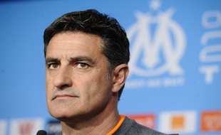 Michel en conférence de presse le 16 mars à Marseille.