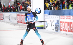 Martin Fourcade a terminé le sprint d'Hochfilzen à a 10e place.