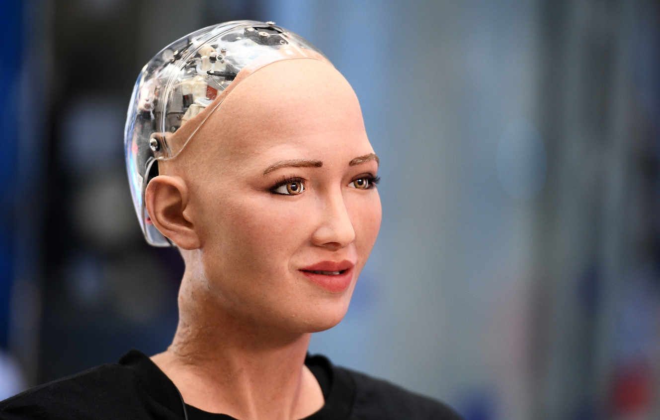 Oeuvre d'art robotique