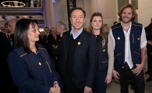 Stéphane Bern au Musée de La Poste à Paris, le 23 novembre 2019.
