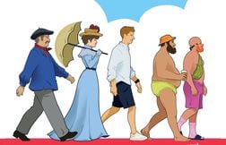 Le maire des Sables d’Olonne fait la chasse aux gars en slip dans les Rues