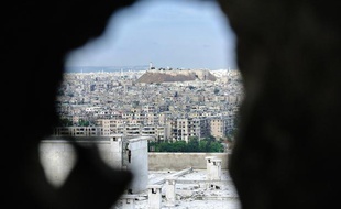 Une vue d'Alep, au nord de la Syrie, le 11 mai 2013.