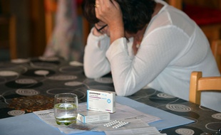 Bourgoin Jallieu le 06/09/2017; Photo illustration du médicament LEVOTHYROX, un médicament prescrit pour plus de 3 millions de patients ayant des problèmes de thyroide. Credit:ALLILI/SIPA.