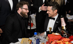 Les acteurs Seth Rogen et James Franco