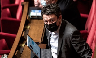 Benjamin Griveaux, lors des Questions au Gouvernement, à l'Assemblée Nationale, au Palais Bourbon, Paris, France, le 9 Février 2021.