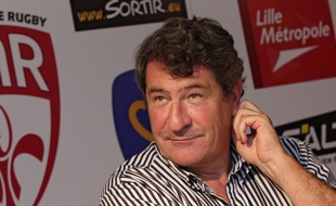 Lille, le 27 aout 2014. Le president du Lille Metropole Rugby (LMR), Jean-Paul Luciani.