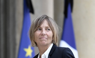 Marielle de Sarnez, la ministre des Affaires européennes, lors de son arrivée au Conseil des ministres, le 24 mai 2017 à L'Elysée.