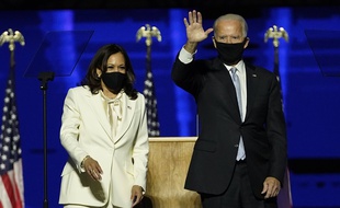 Joe Biden et Kamala Harris ont revendiqué la victoire à l'élection présidentielle le7 novembre 2020.