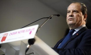 Jean-Christophe Cambadélis, secrétaire national du PS, au siège de son parti à Paris, le 3 mars 2014