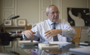 Jean-Paul Huchon, président de la région Île de France et président du Stif (Syndicat des transports d'Île-de-France).