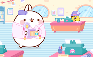 Molang et Piu Piu jouent aux journalistes, et franchement, c'est très proche de la réalité
