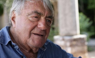 Le réalisateur Claude Lanzmann, le 18 août 2010, à Saint-Paul de Vence