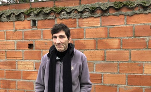 Jean-Michel, 60 ans, est sans domicile fixe. Ici à Gennevilliers, le 27/01/2020